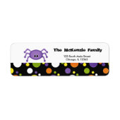 Étiquette Araignée (Devant)