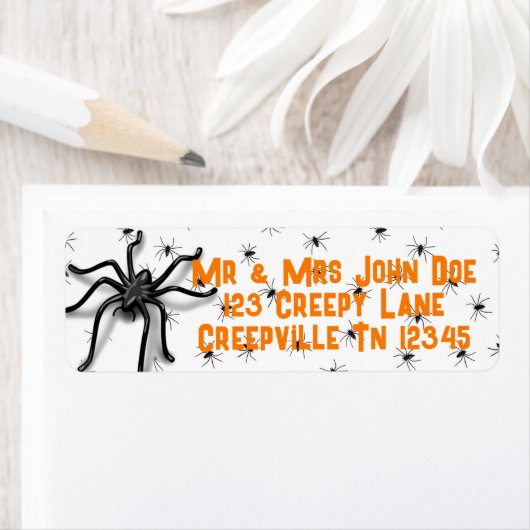 Étiquette Araignées (En situation)