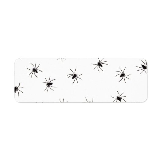 Étiquette araignées pour bébés (Devant)