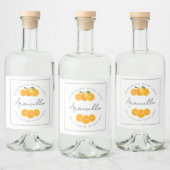 Étiquette Arancello sur mesure (Bouteilles)