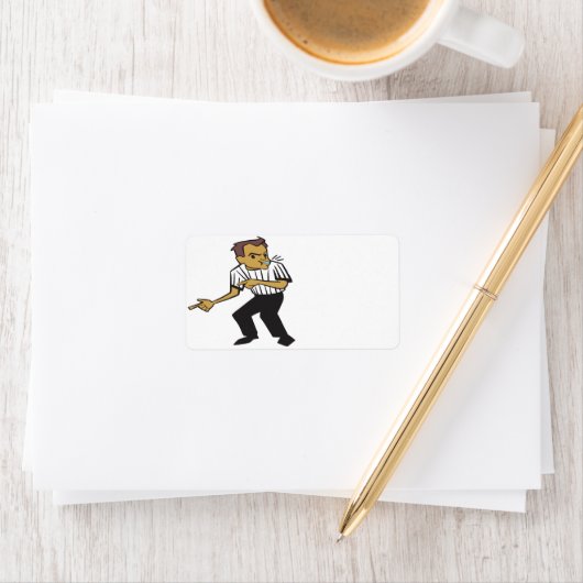 Étiquette Arbitre de basket-ball (En situation)