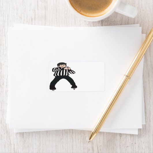 Étiquette Arbitre de hockey (En situation)