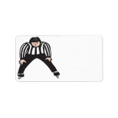 Étiquette Arbitre de hockey (Devant)