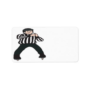 Étiquette Arbitre d'hockey