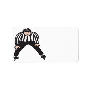 Étiquette Arbitre d'hockey