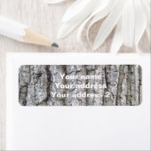 Étiquette Arbre 5 - Écorce de chêne (En situation)