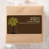 Étiquette Arbre à érable PixDezines (En situation)