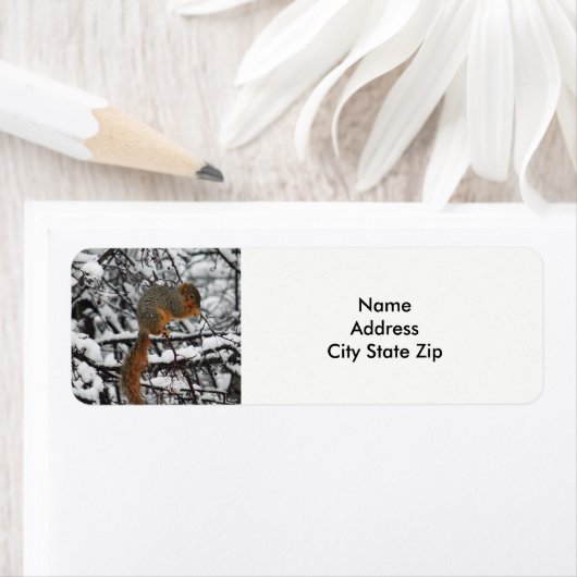 Étiquette Arbre à neiges (En situation)