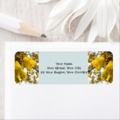 Étiquette Arbre de Kowhai (En situation)