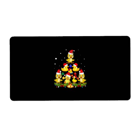 Étiquette Arbre de Noël (Devant)