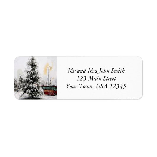 Étiquette Arbre de Noël (Devant)