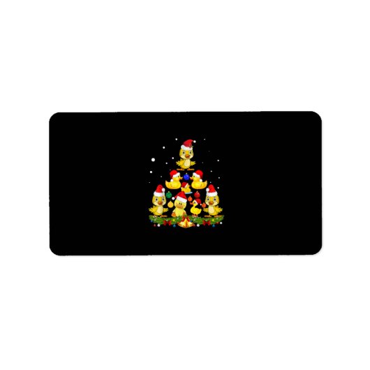 Étiquette Arbre de Noël (Devant)