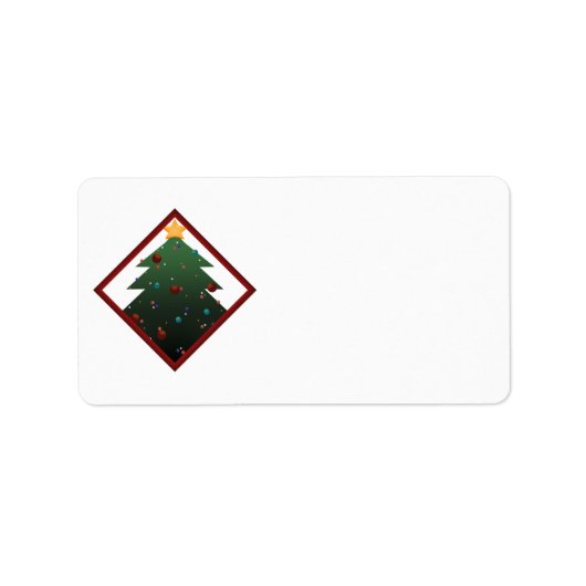 Étiquette Arbre de Noël (Devant)