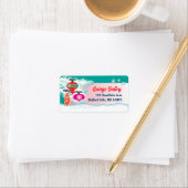 Étiquette Arbre de Noël en aluminium Retourner l'adresse Éti (En situation)