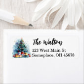 Étiquette Arbre de Noël Waterton (En situation)