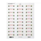 Étiquette Arbre de Noël Waterton (Feuille entière)