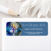 Étiquette Arbre de vie | Céleste (En situation)