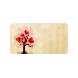 Étiquette Arbre des coeurs
