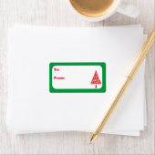 Étiquette Arbre Skully Xmas (En situation)