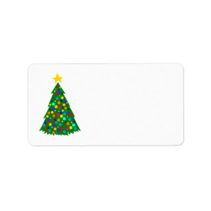 Étiquette Arbres de Noël