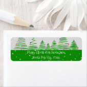 Étiquette Arbres de Noël (En situation)