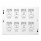 Étiquette Arbres qui grandissent ensemble Plaque de livre (Feuille entière)