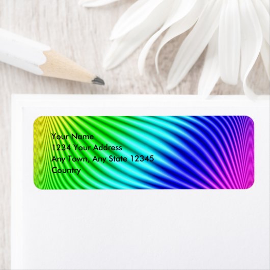 Étiquette Arc-en-ciel (En situation)