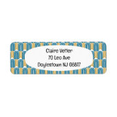 Étiquette Arcs Art déco (Devant)