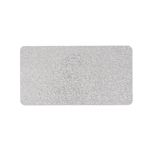 Étiquette Argent embouti (Devant)