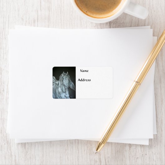 Étiquette Argentée (En situation)