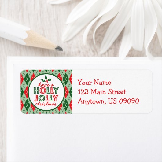 Étiquette Argyle Have (En situation)