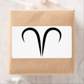 Étiquette aries ares grec symbole astrologique zodiac (En situation)