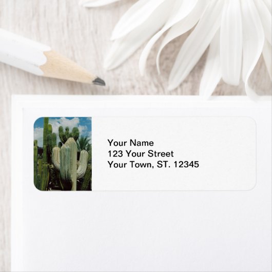 Étiquette Arizona Cactus (En situation)