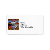 Étiquette Arizona Desert Collage (Devant)