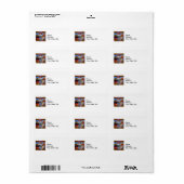 Étiquette Arizona Desert Collage (Feuille entière)