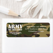 Étiquette Armée du Seigneur (En situation)