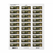 Étiquette Armée du Seigneur (Feuille entière)