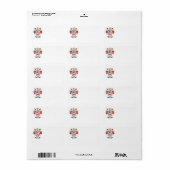 Étiquette Armoiries de Kennedy Family Crest (Feuille entière)