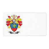 Étiquette Armoiries de McLaughlin (Devant)