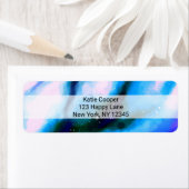 Étiquette Arrière - plan Abstrait de l'espace extra-atmosphé (En situation)