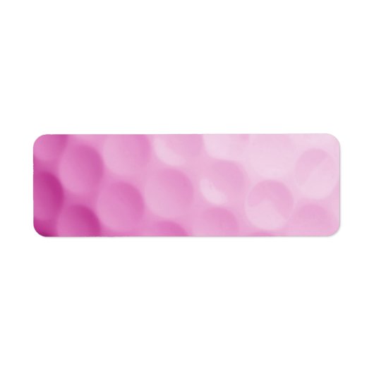 Étiquette Arrière - plan de balle de golf rose Customisé Mod (Devant)