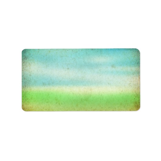 Étiquette Arrière - plan de printemps (Devant)