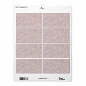 Étiquette Arrière - plan de texture de parchemin couleur ros (Feuille entière)