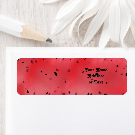 Étiquette Arrière - plan de texture de pastèque (En situation)
