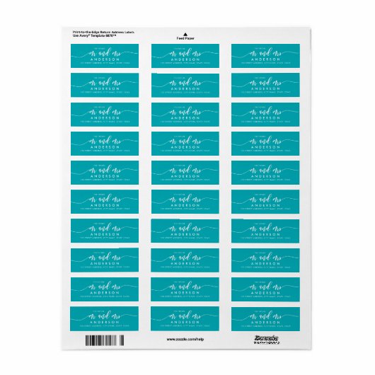 Étiquette Arrière - plan Editable Relax Script Future M & Mm (Feuille entière)