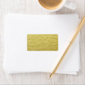 Étiquette Arrière - plan Faux Gold texturé (En situation)