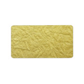 Étiquette Arrière - plan Faux Gold texturé (Devant)