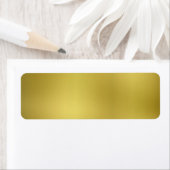 Étiquette Arrière - plan Modèle or Blank (En situation)