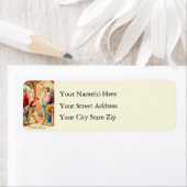 Étiquette Arrivée vintage de trois Wisemen (En situation)