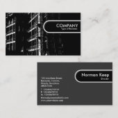 Étiquette arrondie de bord - construction (Devant / Derrière)